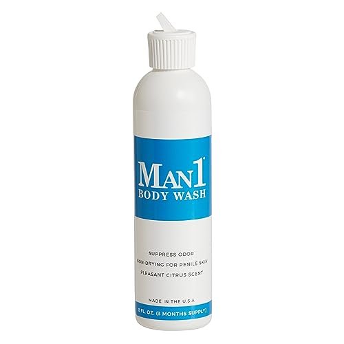 Man1 Body Wash, Anti-Odor Intimate Penile Cleanser For Down There Care, Hydrates - Maple Wellness Supplements