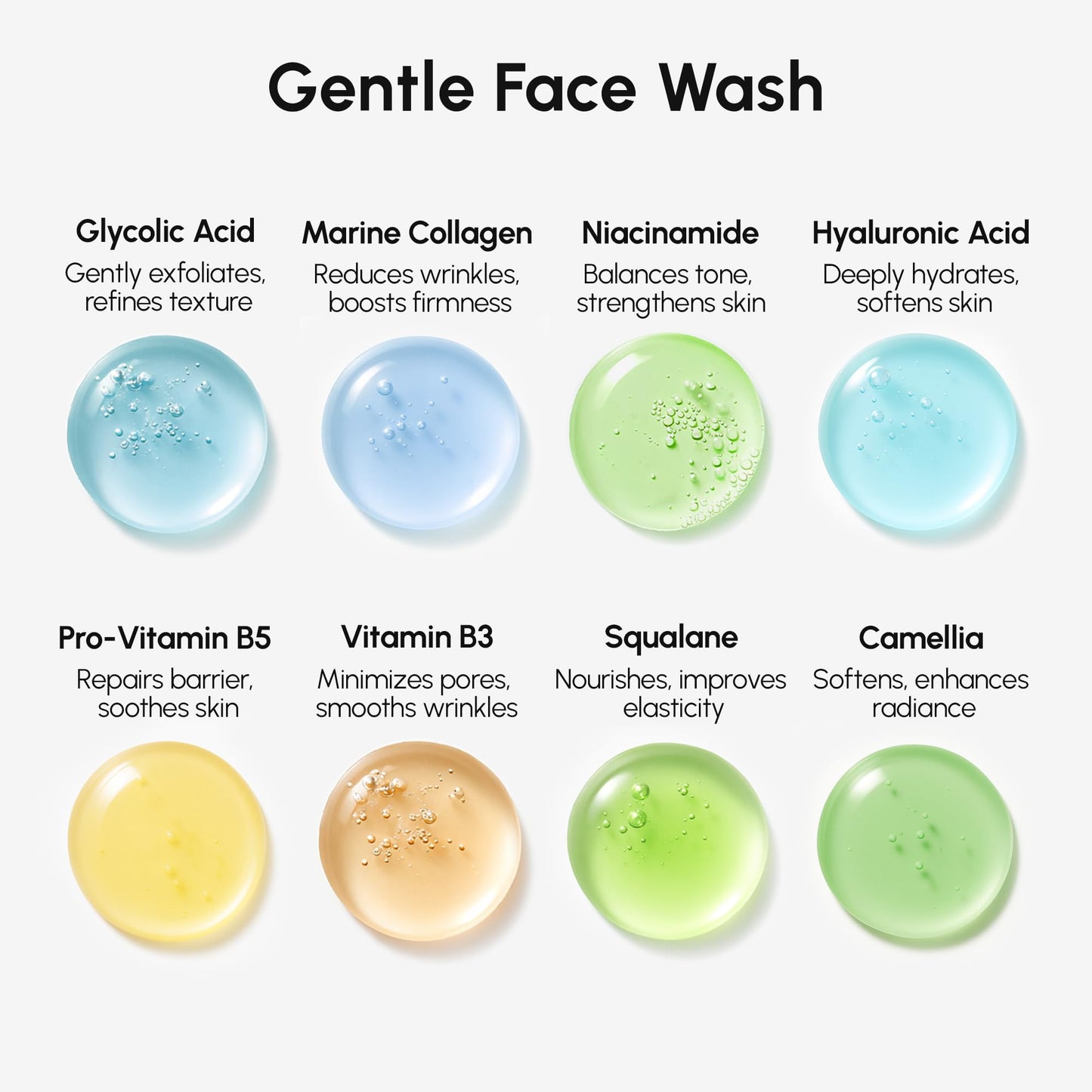 MAREE Face Exfoliator – Microdermabrasion Facial Scrub & Exfoliating Face Wash for Women – Collagen & Glycolic Acid – Gentle Scrub and Exfoliant - Maple Wellness Supplements