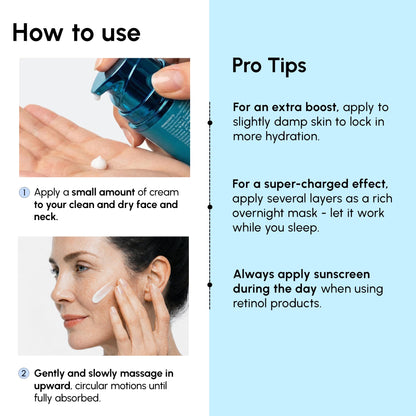 MAREE Face Moisturizer – Firming & Lifting Face Cream for Women with Collagen, Retinol & Hyaluronic Acid – Day & Night Anti-Aging Facial Wrinkle - Maple Wellness Supplements