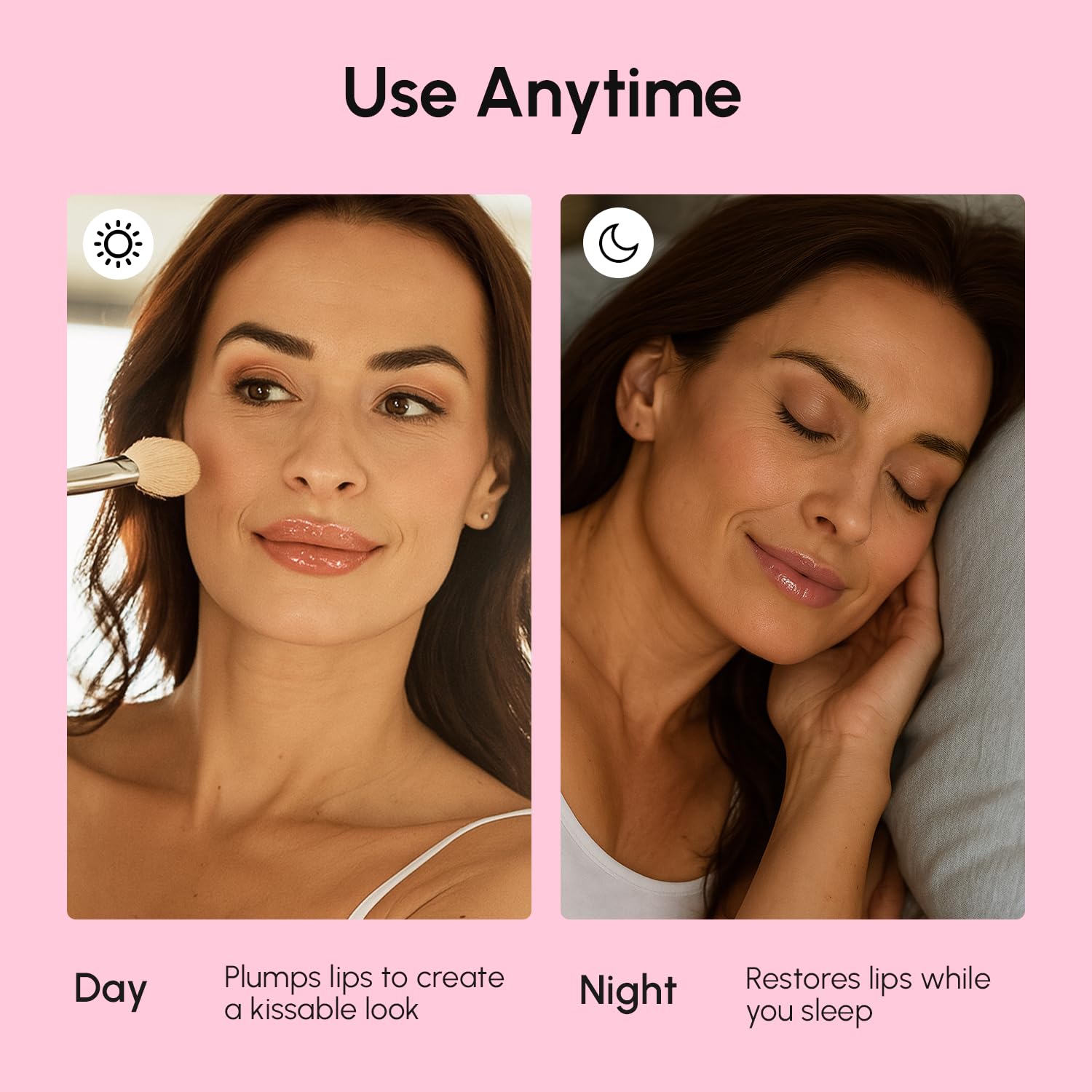 MAREE Lip Mask Overnight - Lip Moisturizer For Very Dry Lips - Hydrating Lip Butter Balm with Hyaluronic Acid & Collagen - Maple Wellness Supplements