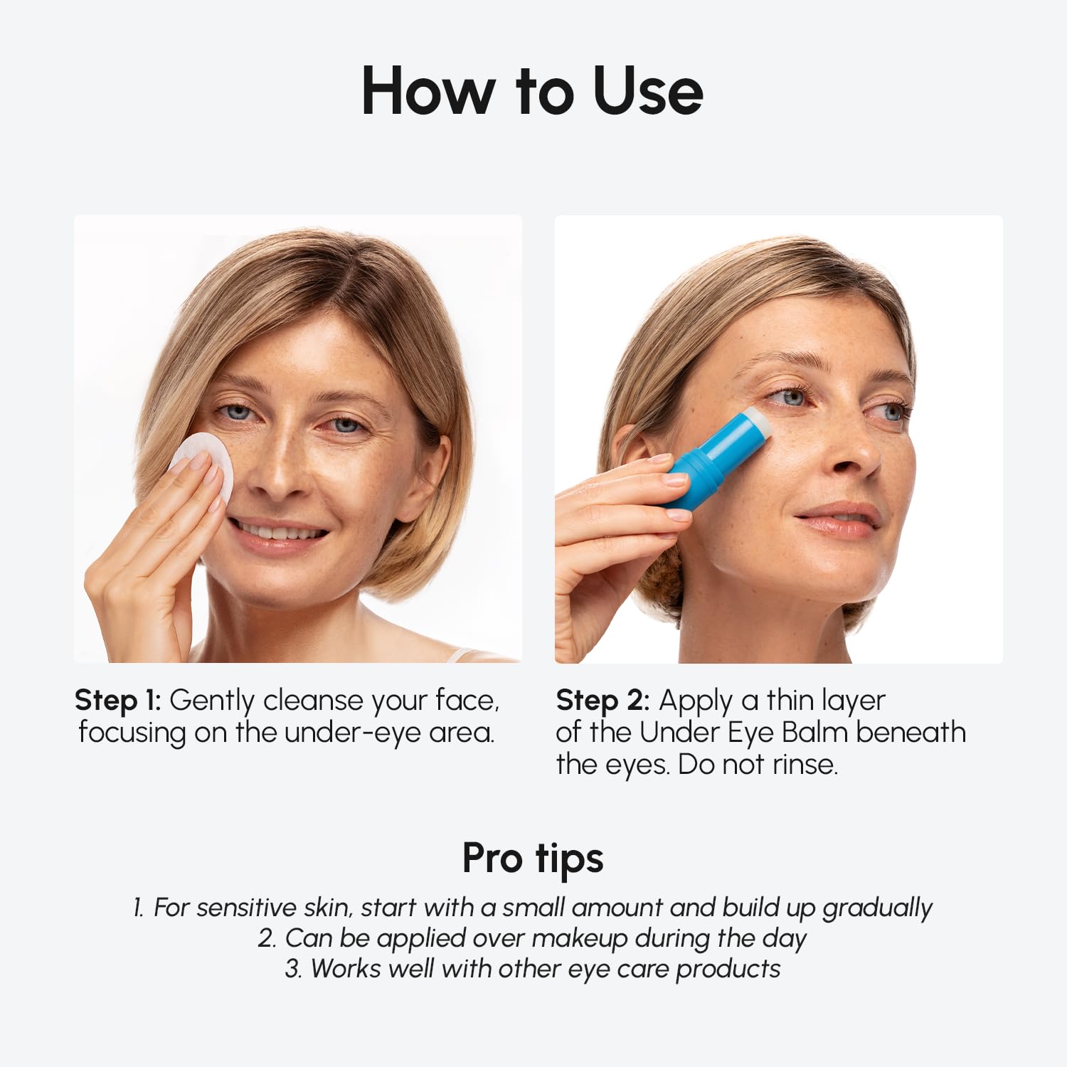 MAREE Under Eye Balm Stick Hydrating – Retinol Caffeine Under Eye Brightener Stick for Older Women – Collagen Undereye Cream - Maple Wellness Supplements