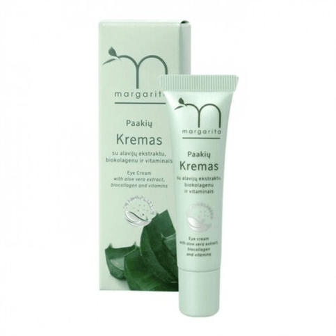 MARGARITA Eye Cream with Aloe Extract, Biocollagen and Vitamins, 15 Ml - Maple Wellness Supplements