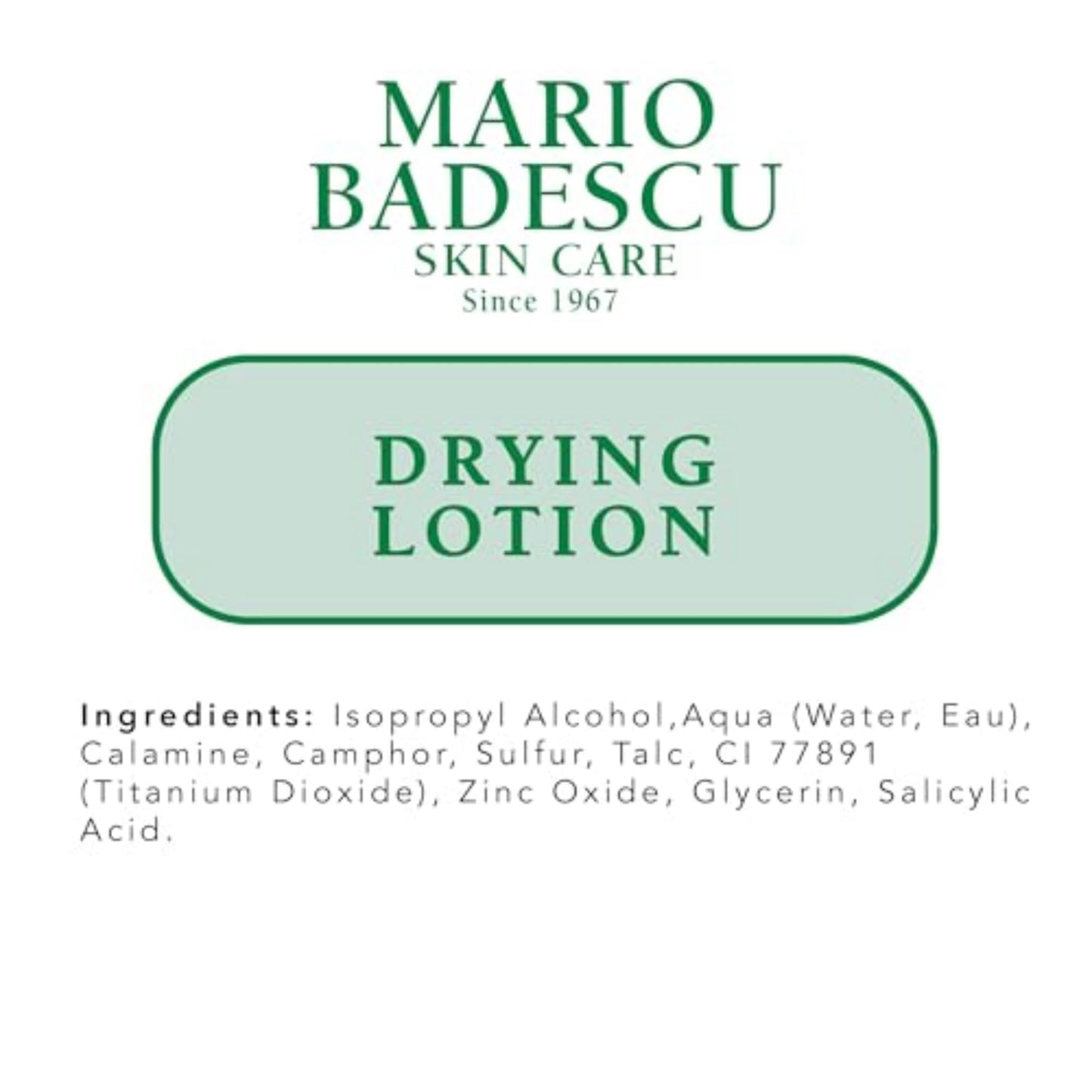 Mario Badescu Drying Lotion for All Skin Types| Blemish Spot Treatment with Salicylic Acid and Sulfur - Maple Wellness Supplements