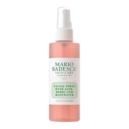 Mario Badescu Facial Spray with Aloe, Herbs and Rose Water for All Skin Types, Face Mist that Hydrates - Maple Wellness Supplements