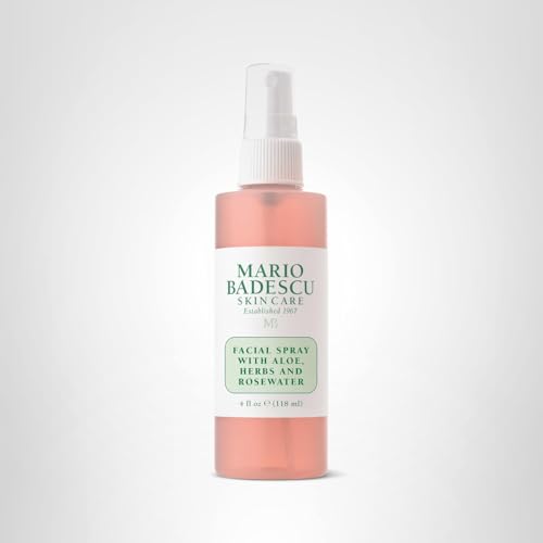 Mario Badescu Facial Spray with Aloe, Herbs and Rose Water for All Skin Types, Face Mist that Hydrates - Maple Wellness Supplements