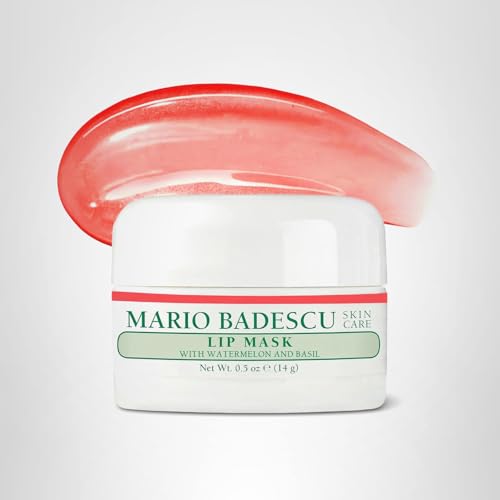 Mario Badescu Lip Mask with Watermelon & Basil for All Skin Types, Overnight Lip Treatment - Maple Wellness Supplements