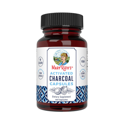 MaryRuth Organics Activated Charcoal Capsules | Substance Adsorption | Derived from Coconut Shells | Vegan Capsules from Pine Trees | Non-GMO | Gluten Free | 40 Count - Maple Wellness Supplements