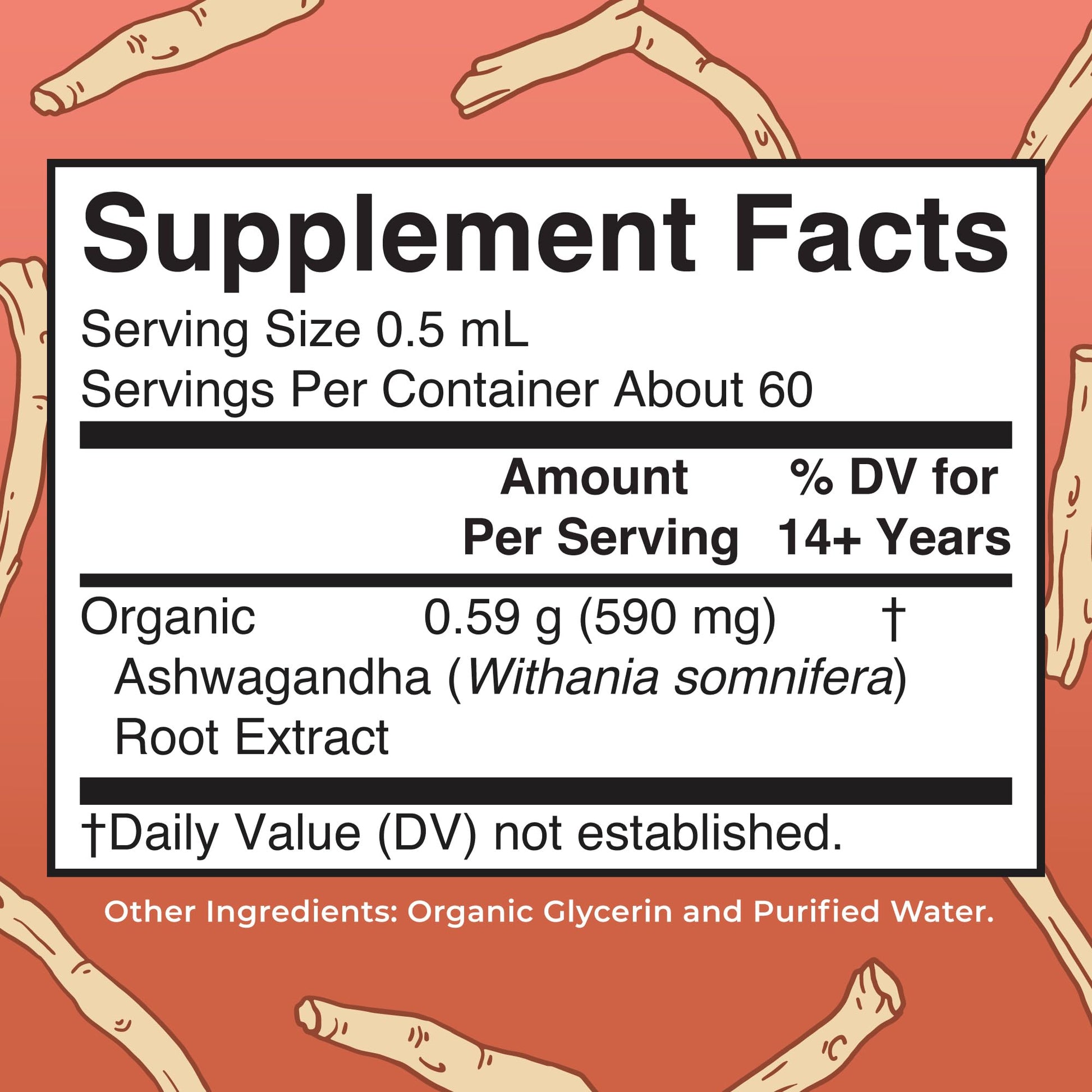 MaryRuth Organics Ashwagandha Root | USDA Organic Ashwagandha Liquid Drops | Stress Relief, Natural Calm, Relaxation and Mood Support Supplement | Adaptogenic | Nervine | Vegan | Non-GMO | 60 Servings - Maple Wellness Supplements