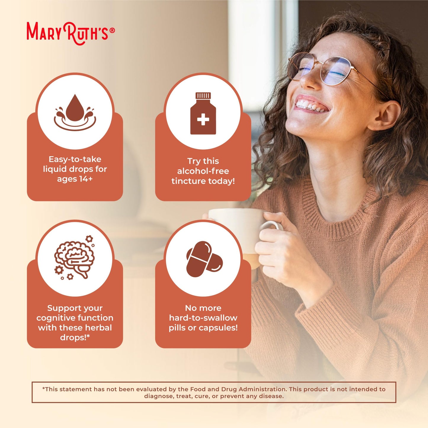 MaryRuth Organics Ashwagandha Root | USDA Organic Ashwagandha Liquid Drops | Stress Relief, Natural Calm, Relaxation and Mood Support Supplement | Adaptogenic | Nervine | Vegan | Non-GMO | 60 Servings - Maple Wellness Supplements