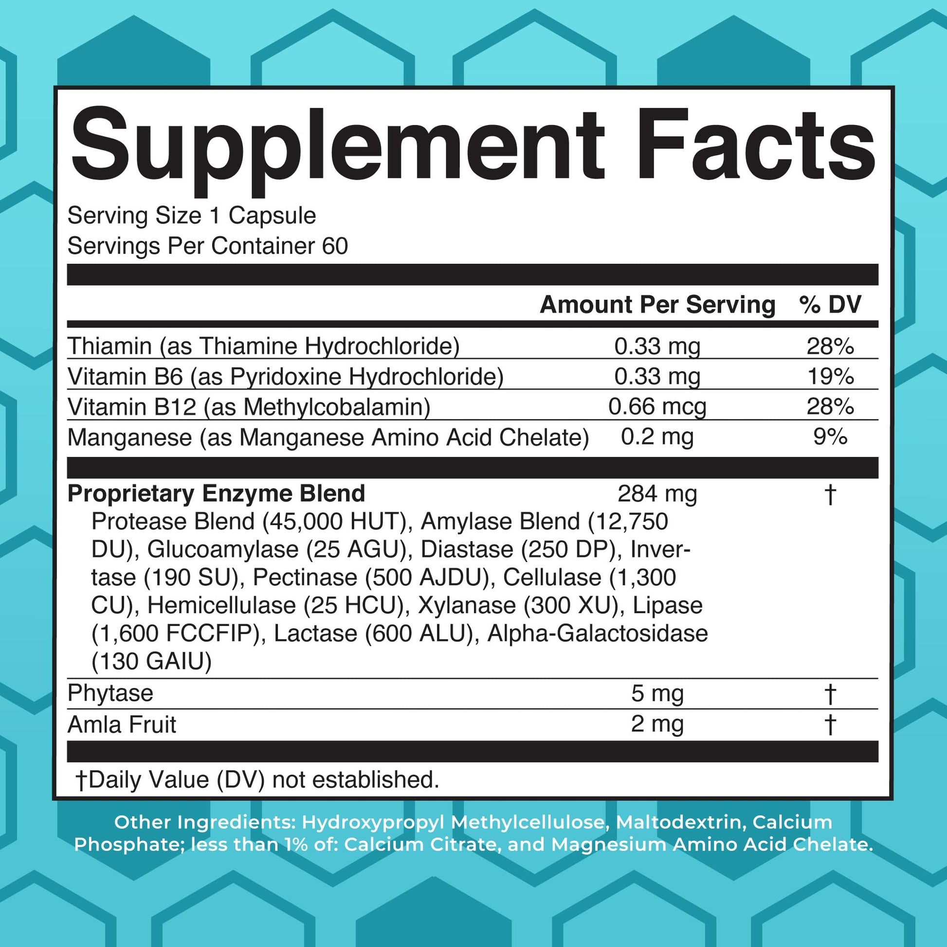 MaryRuth Organics Digestive Enzymes | Up to 2 Month Supply | Vegan Digestive Health Aid and Gut Health Enzyme Complex | Over 12 Enzymes | Vitamins B6 & B12 - Maple Wellness Supplements