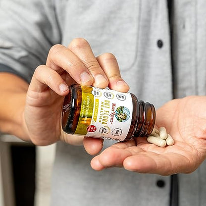 MaryRuth Organics Gut Flora Health+ Enzymes | Up to 2 Month Supply | Prebiotic Probiotic Digestive Enzymes Blend for Healthy Gut Biome & Digestive Support | Gastrointestinal Health | 60 Capsules - Maple Wellness Supplements