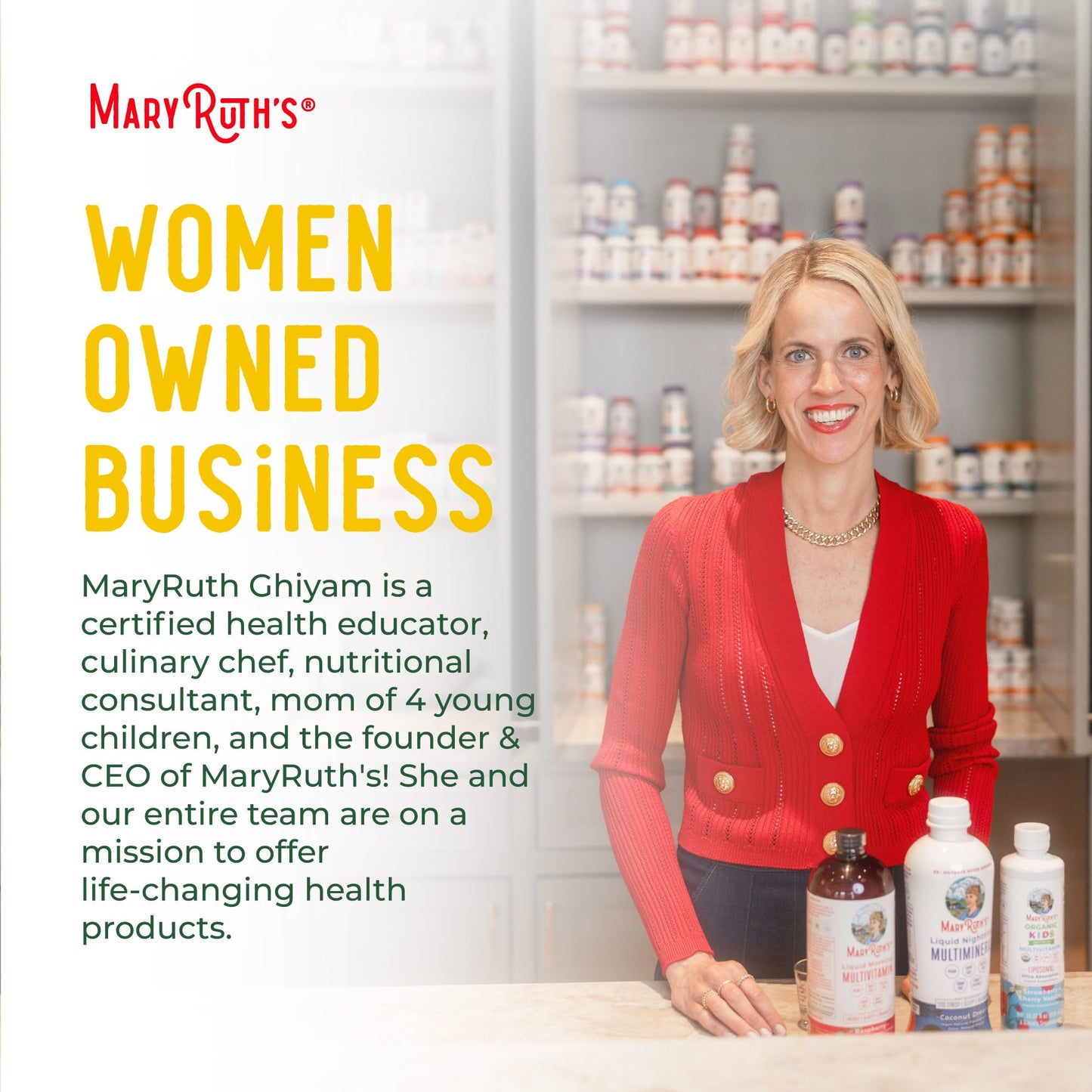 MaryRuth Organics Liquid Nighttime Multimineral | NO Melatonin | Magnesium Citrate | Calcium | Zinc | Vitamin D3| Available in 4 Flavors | Vegan | Sugar Free | Gluten Free | 32 Oz - Maple Wellness Supplements