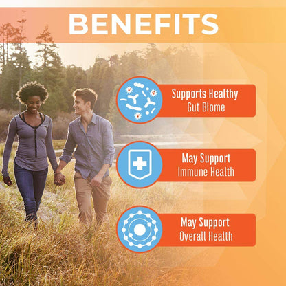 MaryRuth Organics Probiotic Turmeric + Extra GI Support | 62 Billion CFU | Organic Ingredients Turmeric Complex with Probiotics | Turmeric Curcumin Capsules for Digestion | Vegan | 60 Count - Maple Wellness Supplements