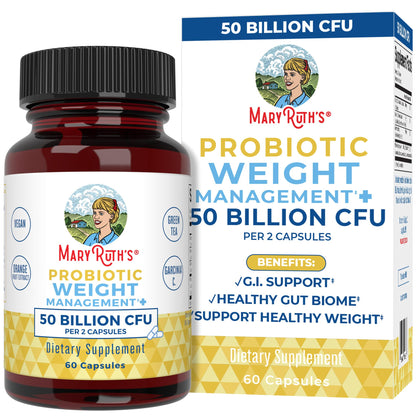 MaryRuth Organics Probiotics Capsule for Women & Men | Weight Management | Digestive - Maple Wellness Supplements