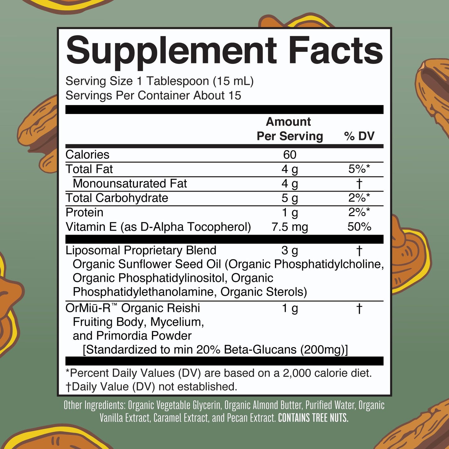 MaryRuth Organics Reishi Vegan Mushroom Supplement | Ultra Absorption Liposomal | Immune Support with 200mg Beta-Glucans, Vegan |Full Spectrum Reishi Mushrooms Fruiting Body | 7.6 oz, - Maple Wellness Supplements