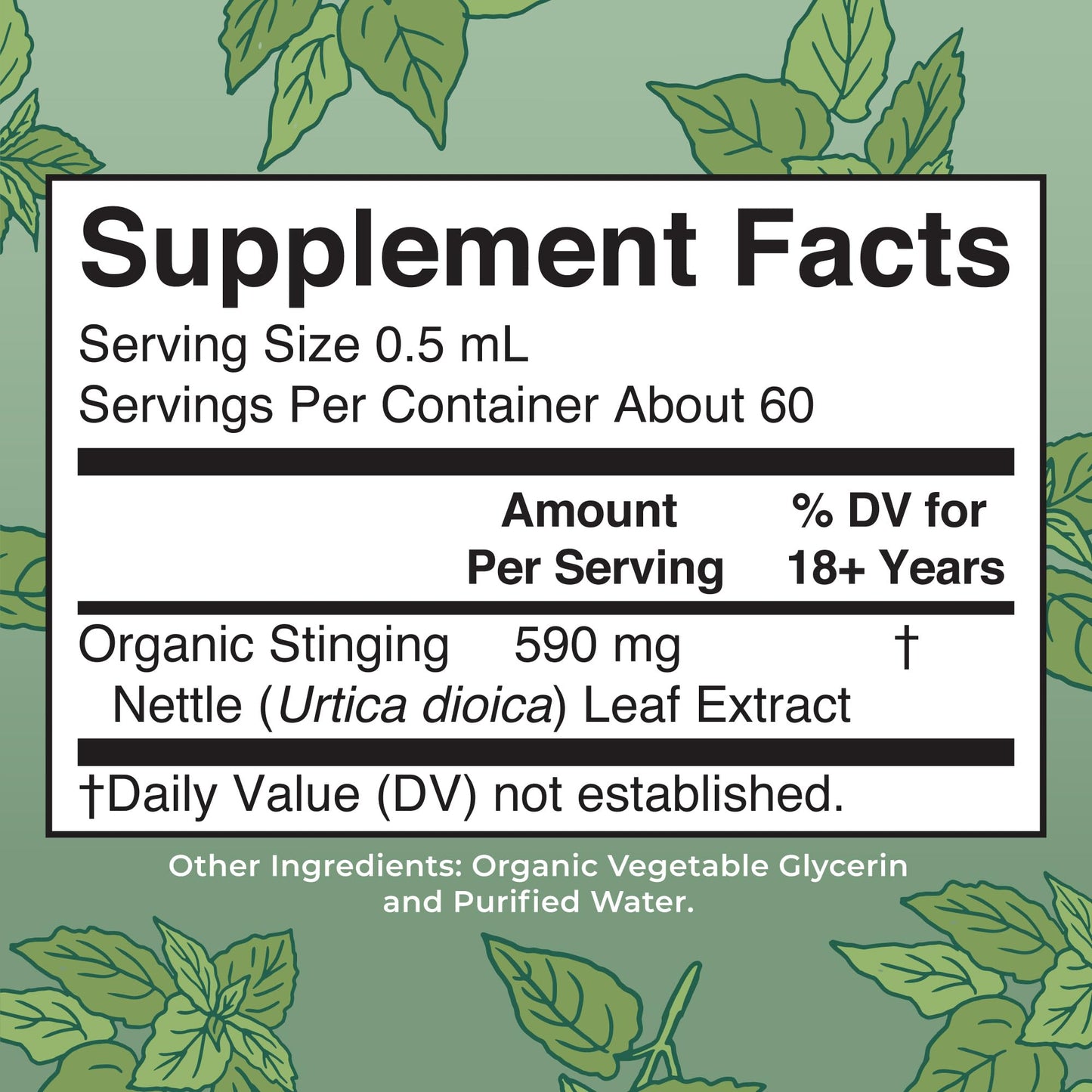 MaryRuth Organics Stinging Nettle Leaf Extract | Detox Supplement Herbal Drops | USDA Organic | Vegan | Non-GMO | Gluten Free | 1 Fluid Oz - Maple Wellness Supplements