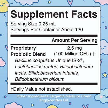 MaryRuth Organics USDA Organic Infant Liquid Probiotic Drops | Baby Essentials | Probiotics for Infants | Baby Probiotic Drops - Maple Wellness Supplements