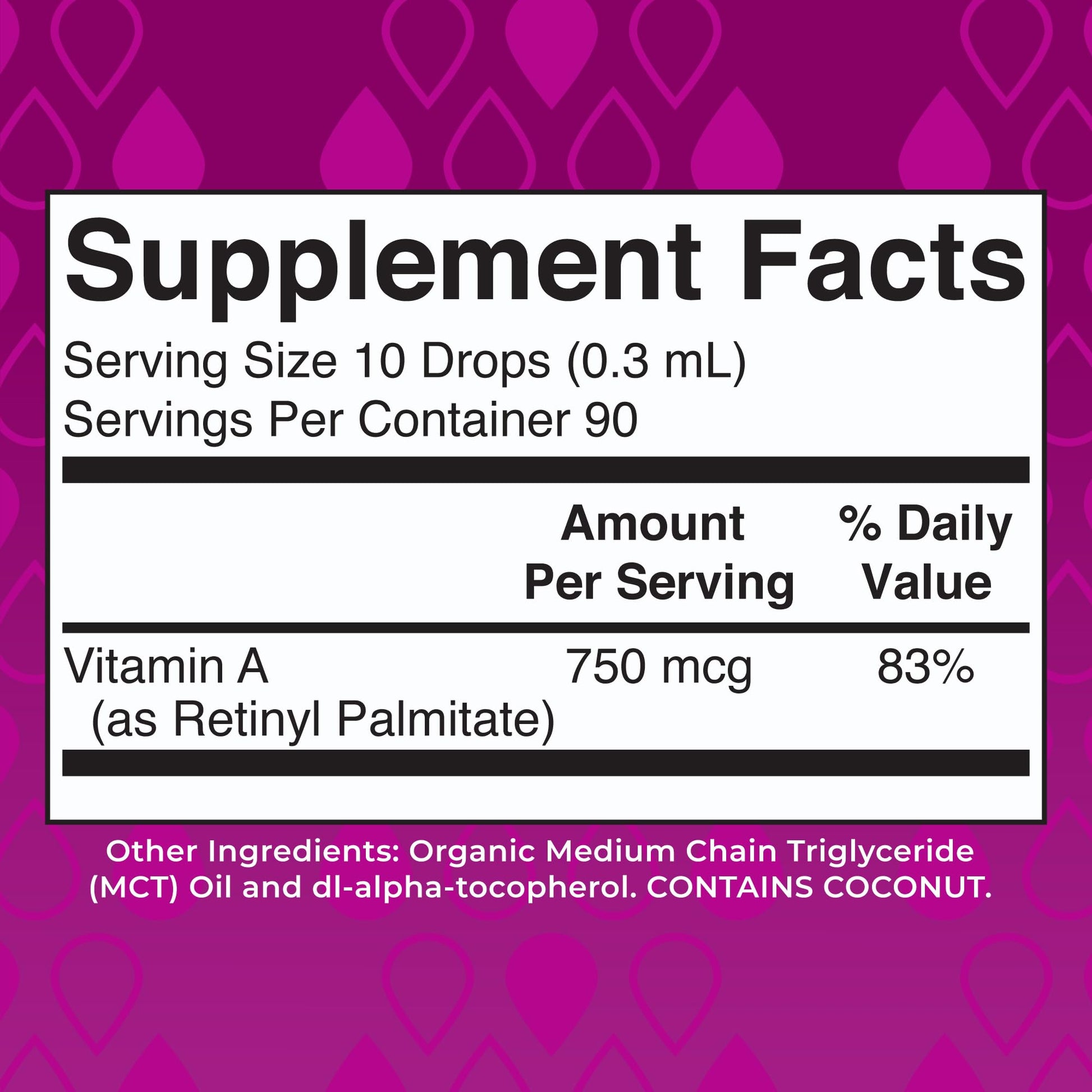 MaryRuth Organics USDA Organic Vitamin A Liquid Drops | 3 Month Supply | Bone Health for Ages 14+ | Essential Vitamin | 750mcg per Serving | Sugar Free | Vegan | Non-GMO | Gluten Free | 1oz - Maple Wellness Supplements