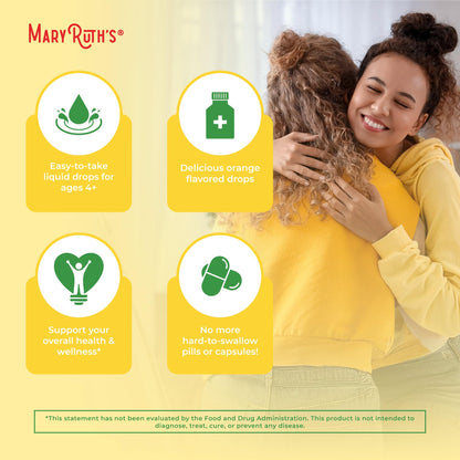 MaryRuth Organics USDA Vitamin E Liquid Drops 2 Month Supply | Bone and Joint Health | Cognitive Health for Adults and Kids | Sugar Free, Vegan, Non-GMO, Gluten Free | 2 Ounces - Maple Wellness Supplements