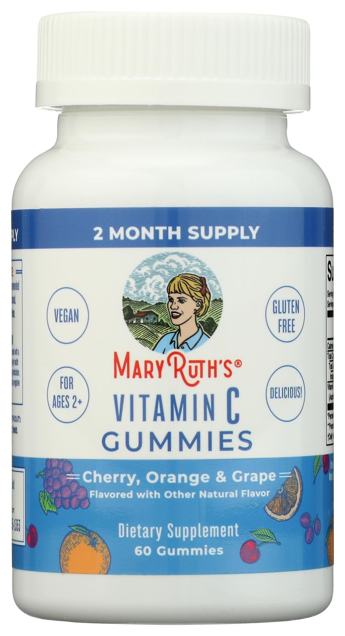 MaryRuth Organics Vitamin C Gummies | Supplement for Immune Support & Overall Health | Immune Support Supplement | Vitamin C for Adults & Kids | Vegan | Non-GMO | 60 Servings - Maple Wellness Supplements