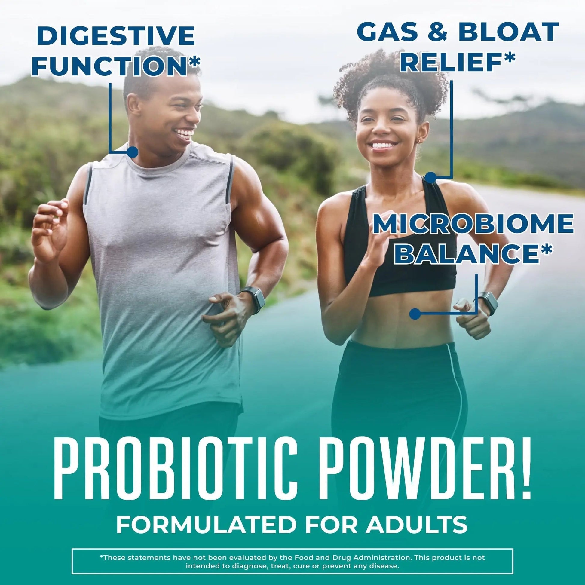 MARYRUTH'S 3-in-1 Gas & Bloat Probiotic Powder | Probiotics for Normal Digestive Function | Probiotics for Women & Men | Prebiotics & Postbiotics | 60 Billion CFU | 23 Unique Strains | 0.5 oz - Maple Wellness Supplements