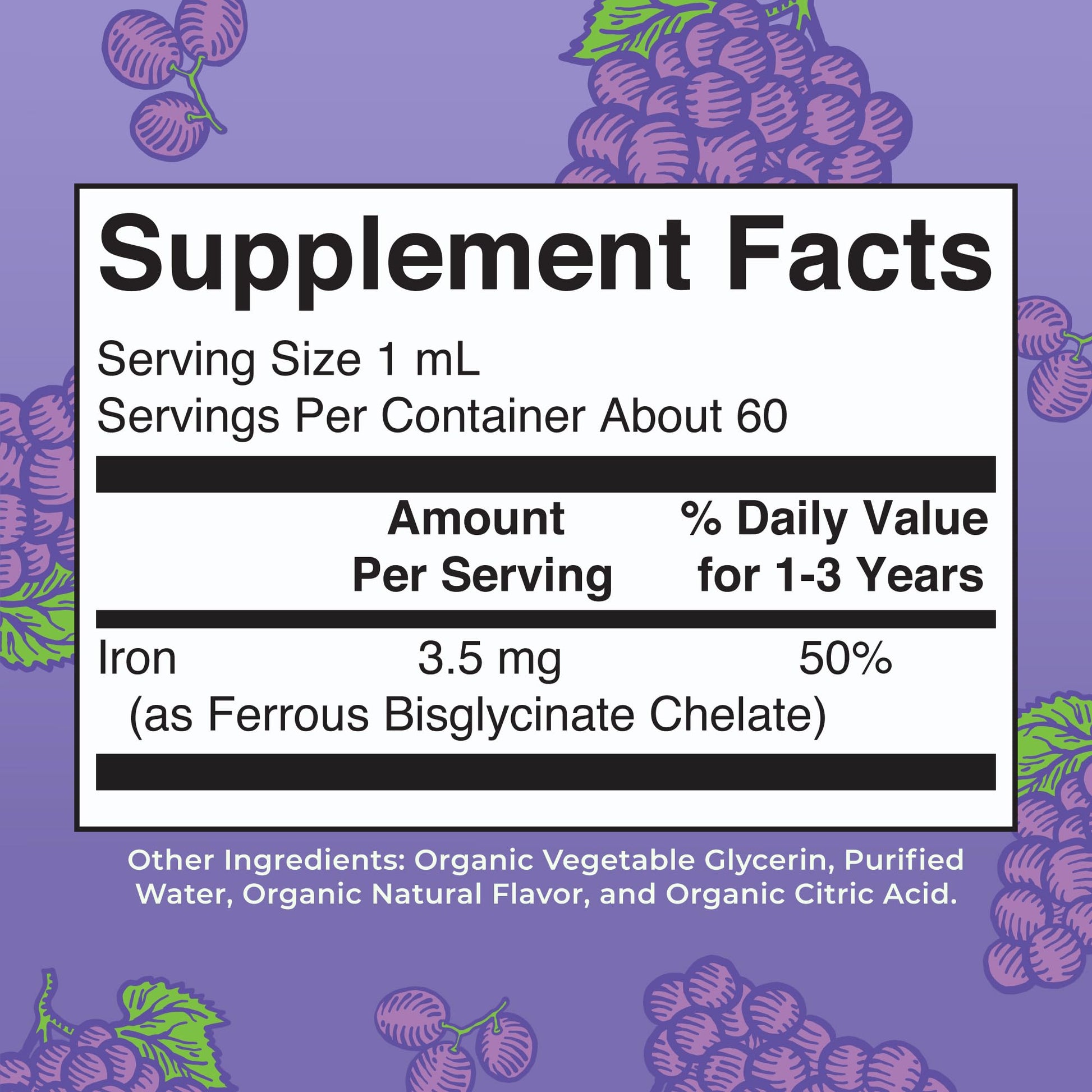 MaryRuth's Iron Supplement for Toddlers | Liquid Iron Supplement for Children Ages 1-3 | Iron Supplement for Iron Deficiency | Ferrochel | Sugar Free | Vegan | Non-GMO | Gluten Free | 2 Fl Oz - Maple Wellness Supplements