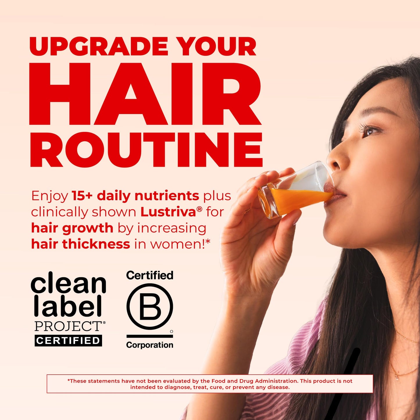 MARYRUTH'S Liquid Multivitamin+Hair Growth | Biotin 10000mcg | Lustriva Hair Growth Supplement | Clinically Tested in Women for Thicker Hair&Facial Wrinkle - Maple Wellness Supplements