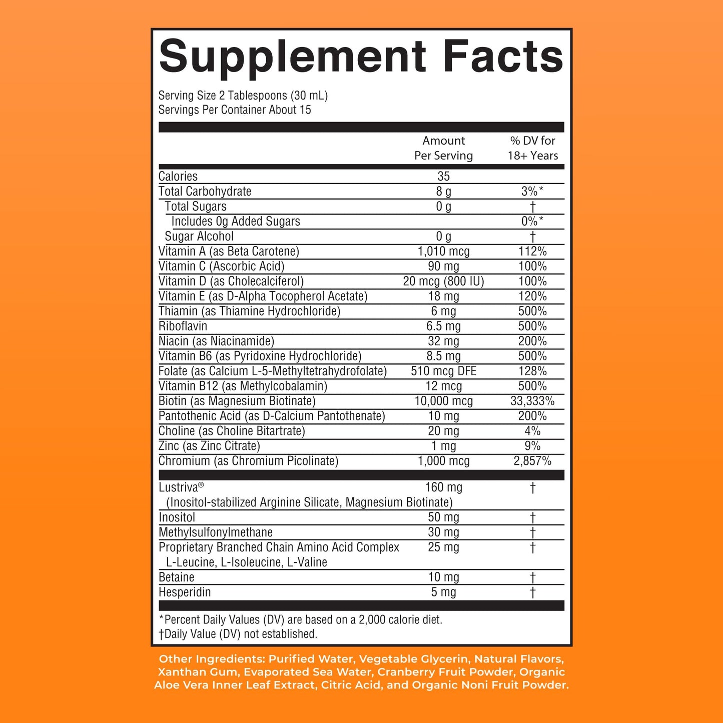 MARYRUTH'S Liquid Multivitamin+Hair Growth | Biotin 10000mcg | Lustriva Hair Growth Supplement | Clinically Tested in Women for Thicker Hair&Facial Wrinkle - Maple Wellness Supplements