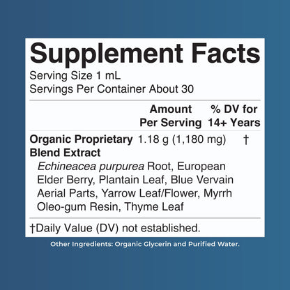MARYRUTH'S Lymphatic Support Liquid Drops USDA Organic | Herbal Blend with Echinacea & Elderberry | Blue Vervain - Maple Wellness Supplements
