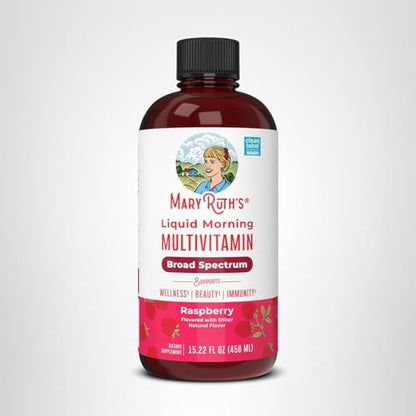 MARYRUTH'S Multivitamin for Women, Men & Kids | Liquid Morning Multivitamin | Vitamin A C D E B6 B12 Biotin Zinc - Maple Wellness Supplements
