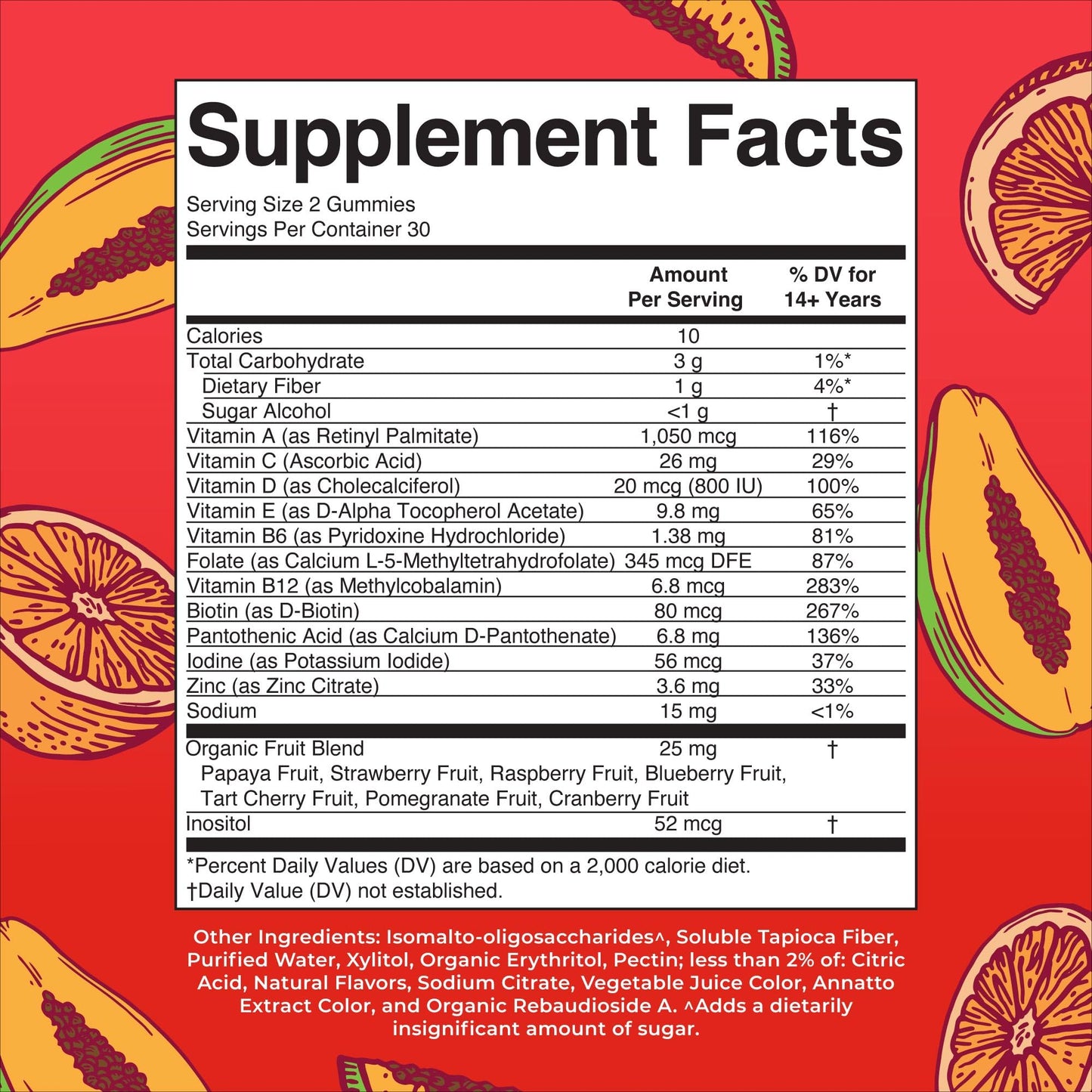 MaryRuth's Multivitamin Gummies for Men | Vitamin A, C, D, E, B6, B12, Biotin, Zinc | Energy Metabolism | Immunity | Bone Health | Cellular Health | Vegan | Non-GMO | Gluten & Sugar Free | 60 Count - Maple Wellness Supplements