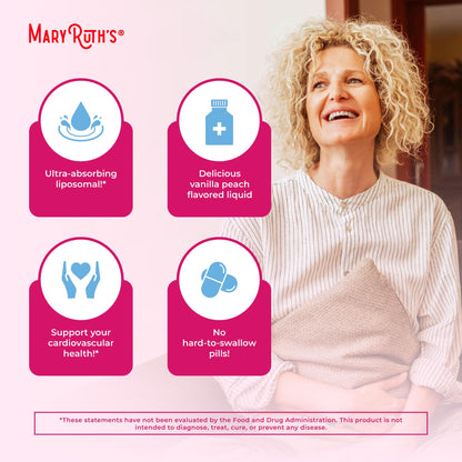 MaryRuth’s Multivitamin Liposomal for Women 40+ | Womens Multivitamin Liposomal | Immune Support Supplement | Menopause Supplement | Methylated Multivitamin | Vegan | Sugar Free | Non-GMO |15.22 Fl Oz - Maple Wellness Supplements