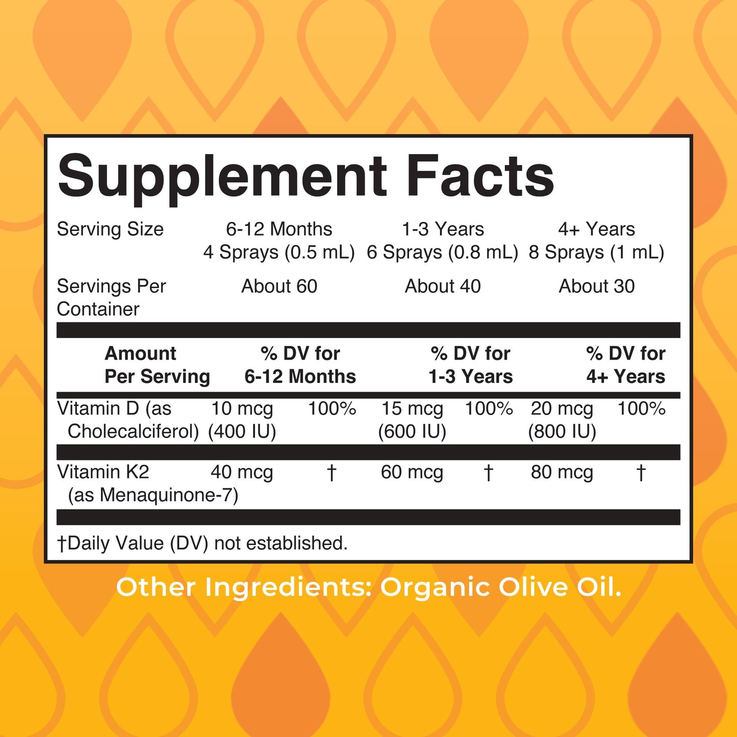 MaryRuth's Organic D3 + K2 Spray for Adults & Kids for Bone Health | Vitamin D3 as Cholecalciferol | Vitamin K2 | Immunity | Mineral Absorption | Heart Health | Vegan | Non-GMO | Gluten Free | 1 Fl Oz - Maple Wellness Supplements