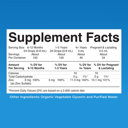 MaryRuth's Organic Liquid Zinc Supplement for Kids & Adults | Immune Support | Skin Health | Antioxidant | Cellular Metabolism | Zinc Sulfate - Maple Wellness Supplements