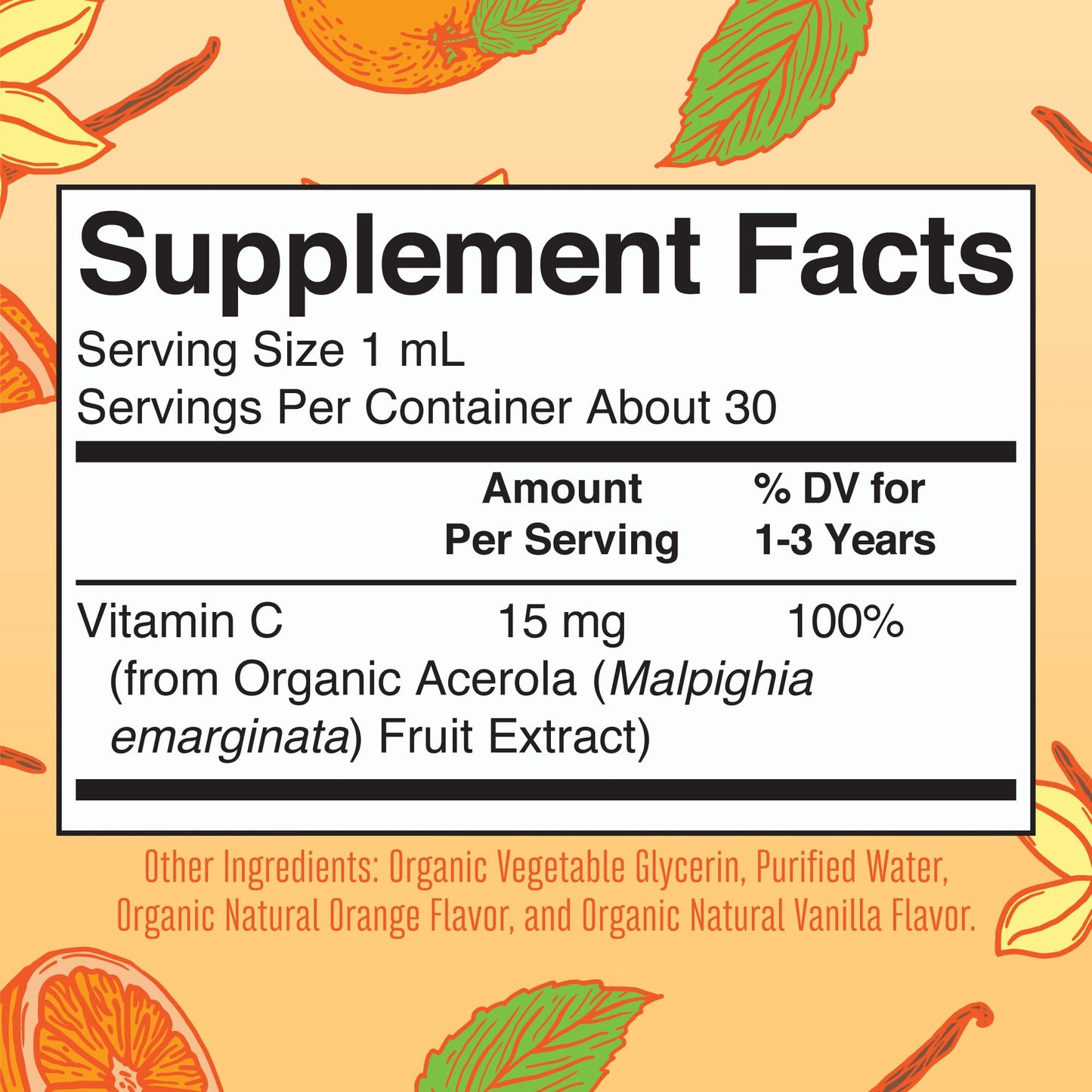 MARYRUTH'S Organic Toddler Vitamin C Drops for Immunity | Ages 1-3 Years | 15 mg Per Serving | Vitamin C for Immune Support & Overall Health | Vegan | Sugar Free - Maple Wellness Supplements