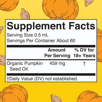 MARYRUTH'S Organics Pumpkin Seed Oil Cold Pressed | 2 Month Supply | USDA Organic Pumpkin Seed Liquid Drops for Men and Women | Urinary Health in Men - Maple Wellness Supplements