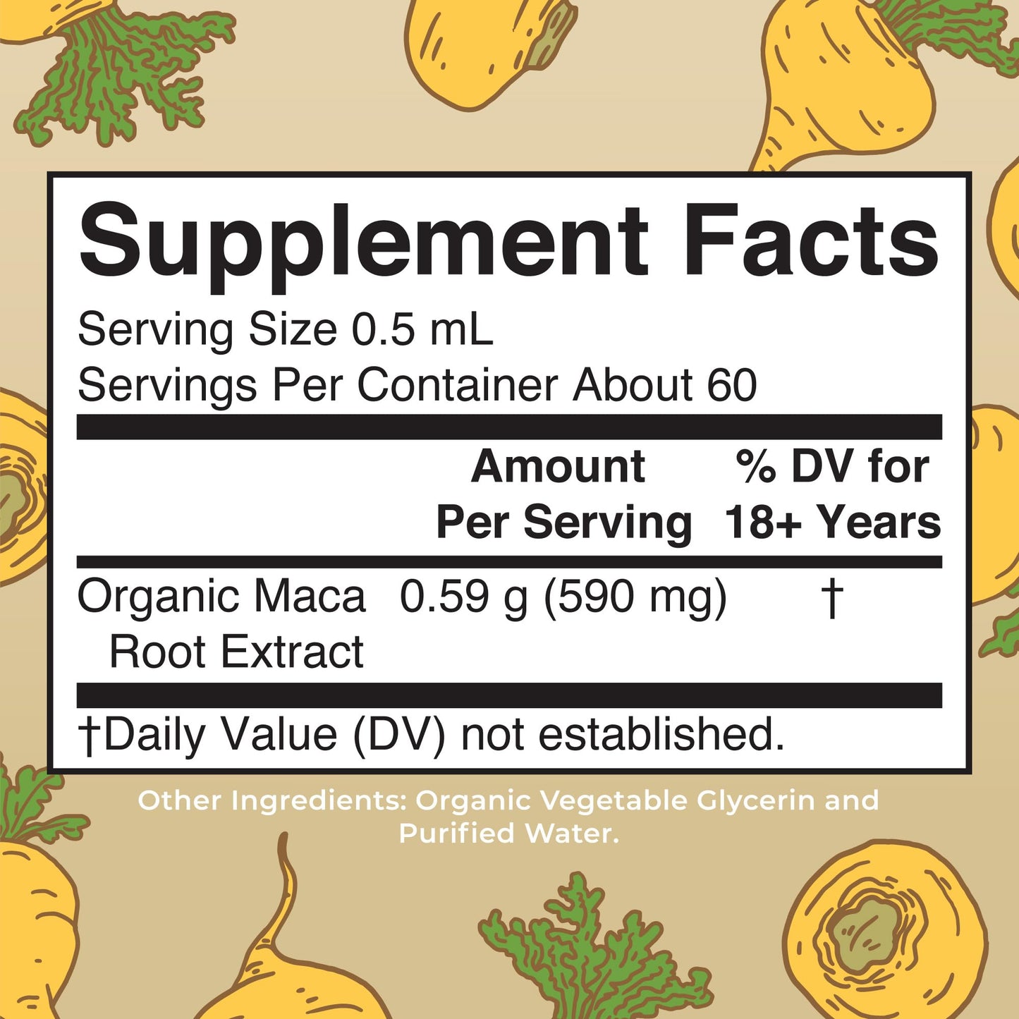 MaryRuth’s USDA Organic Maca Root Liquid Drops | Vegan | Non-GMO | Gluten Free | Alcohol Free | 1 Fl Oz - Maple Wellness Supplements