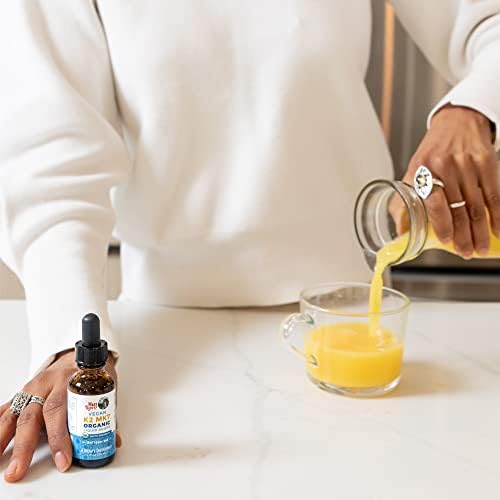 MaryRuth’s USDA Organic Vitamin K2 MK7 Liquid Drops for Adults & Kids | Sourced from Natto | Menaquinone- 7 | Vegan K2 Vitamin for Bone Health & Calcium Absorption | 1oz | Up to 90 Servings - Maple Wellness Supplements