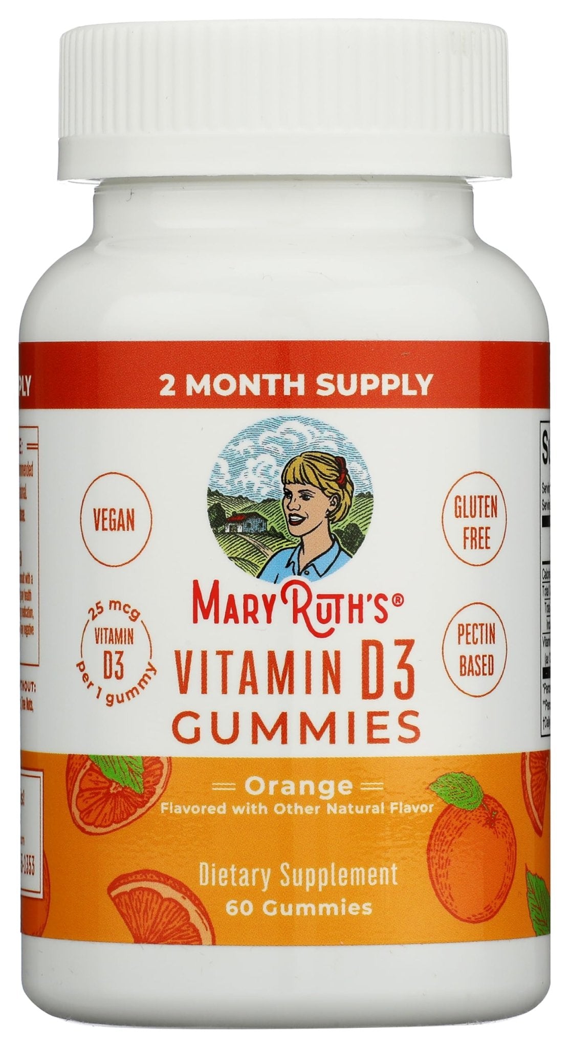 MARYRUTHS Vitamin D3 Orange - Maple Wellness Supplements