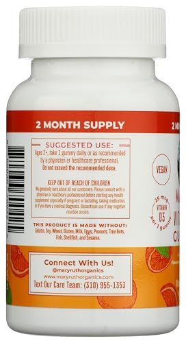 MARYRUTHS Vitamin D3 Orange - Maple Wellness Supplements