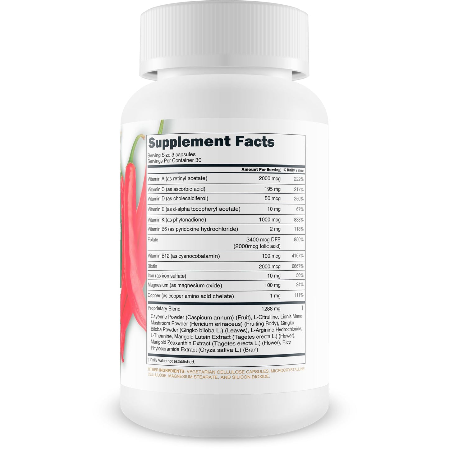 Masculinity Fruits for Bloodflow - Our Best Brazilian Blood Circulation Supplements for Men - Boost Blood Flow Circulation Supplement - Cayenne Pepper Pills Gingko Biloba Blood Flow Vitamins for Men - Maple Wellness Supplements