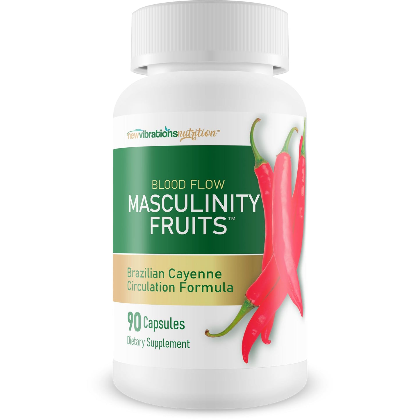 Masculinity Fruits for Bloodflow - Our Best Brazilian Blood Circulation Supplements for Men - Boost Blood Flow Circulation Supplement - Cayenne Pepper Pills Gingko Biloba Blood Flow Vitamins for Men - Maple Wellness Supplements