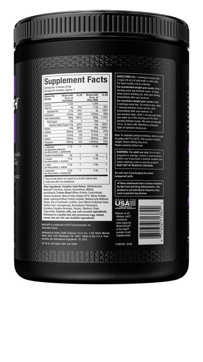 Mass Gainer MuscleTech 100% Mass Gainer Protein Powder Protein Powder for Muscle - Maple Wellness Supplements