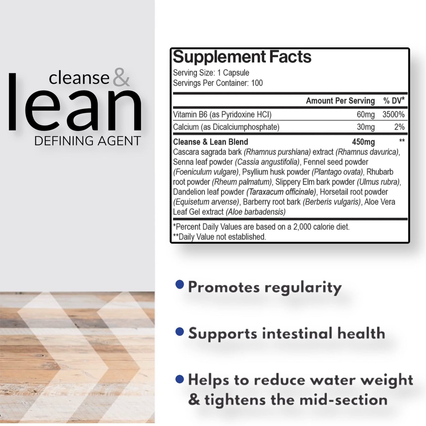 Max Muscle Naturaliga Cleanse and Lean Defining Agent Herbal Cleanse for Regularity w/Natural Detoxifying Ingredients for Gut Health Colon Detox - Maple Wellness Supplements