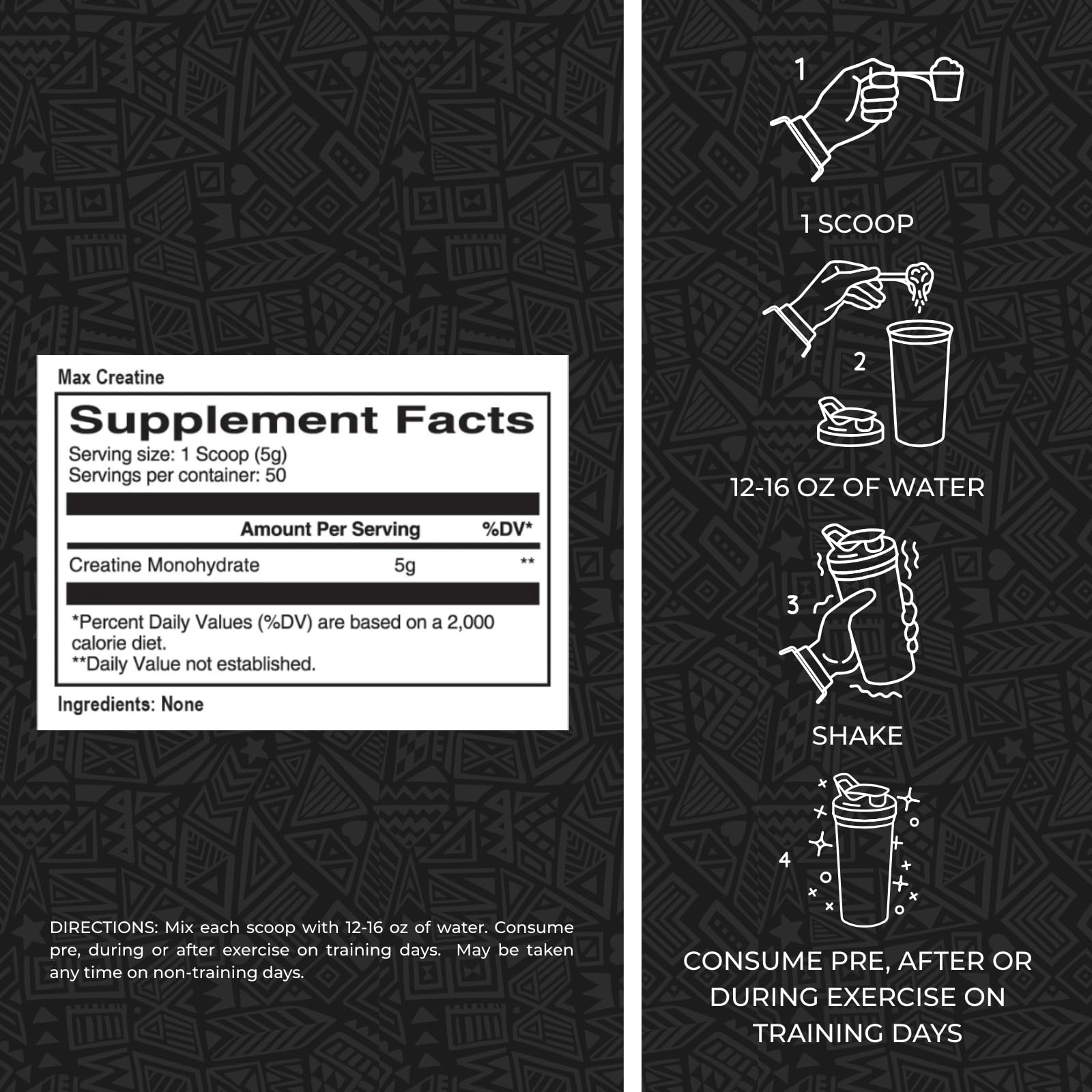 Max Muscle Ultra Pure Creatine Monohydrate Powder 5000 mg (5 Grams) | 3rd Party Purity Tested | 100% Micronized and Unflavored for Maximum Absorption | Keto Friendly | 8.8 Ounces | 50 Servings - Maple Wellness Supplements