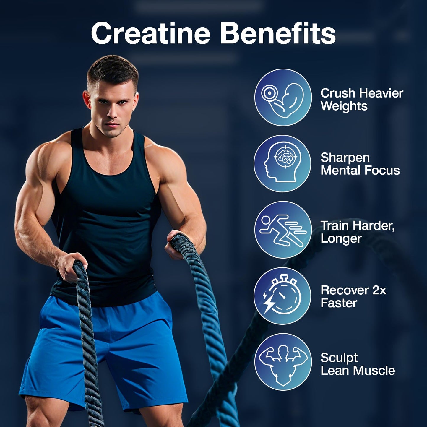 MaxHemp Creatine Gummies for Men & Women - Creatine Monohydrate Gummies 5g, Muscle Builder, Energy Boost & Pre-Workout Supplement, - Maple Wellness Supplements