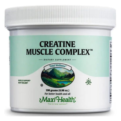 Maxi Health Creatine Monohydrate Powder – Pure Creatine Powder with L-Taurine & Ribose for Energy, Strength, & Muscle Gain – Vegan & Kosher – 30 Servings - Maple Wellness Supplements