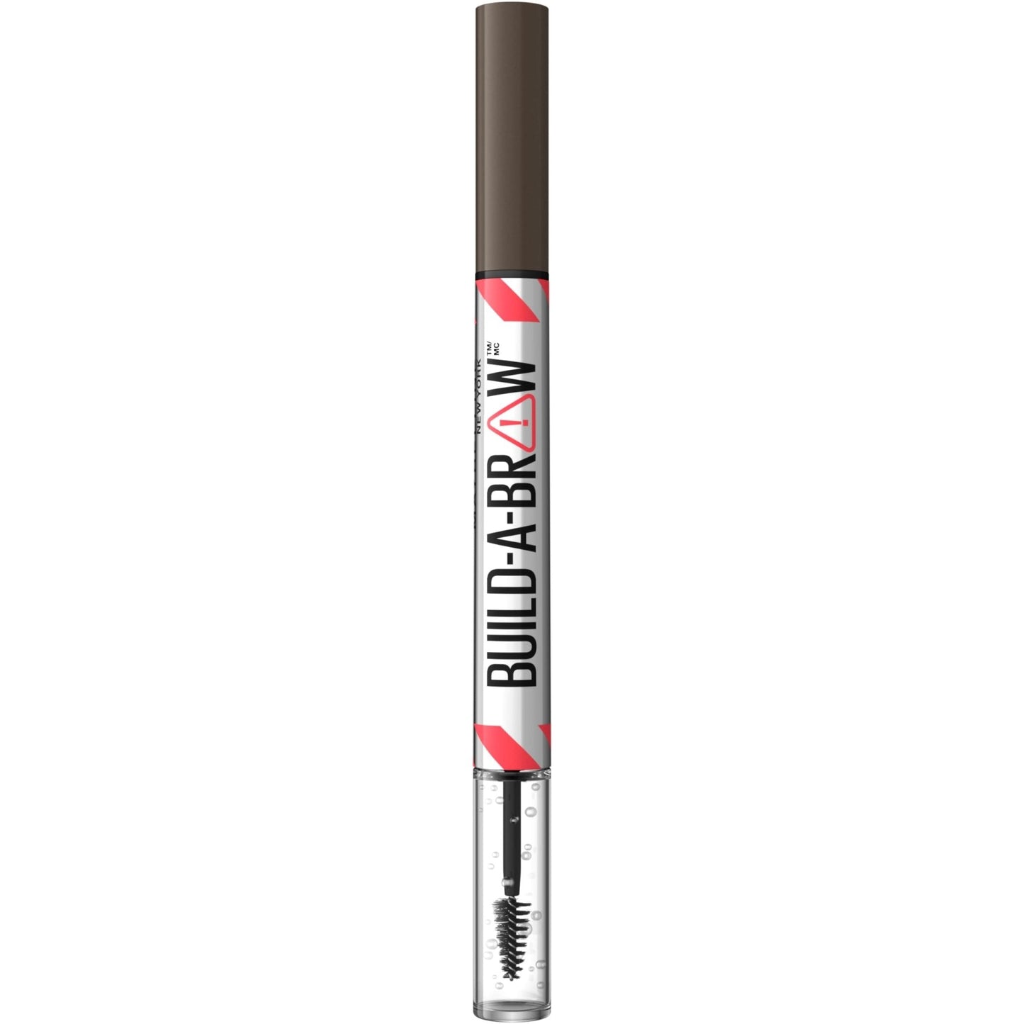 Maybelline Build-A-Brow 2-in-1 Brow Pen and Sealing Eyebrow Gel, Eyebrow Makeup for Real-Looking, Fuller Brows, Black Brown, 1 Count - Maple Wellness Supplements