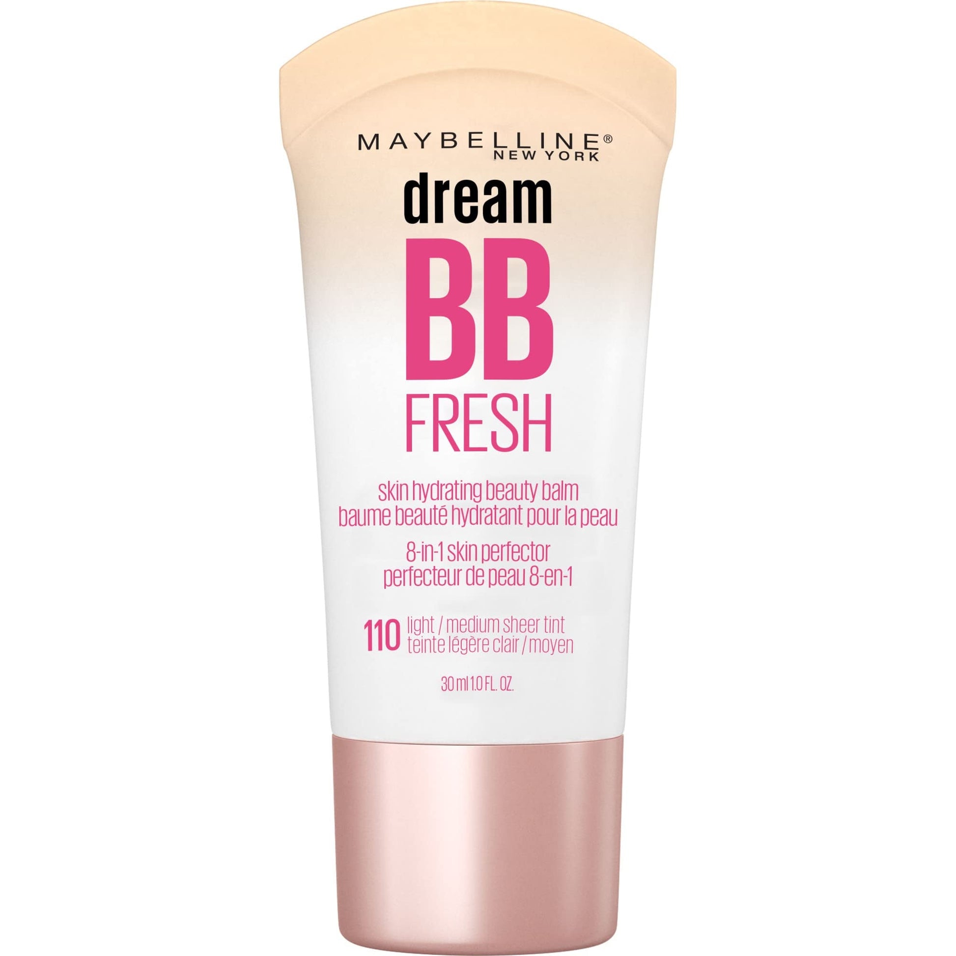 Maybelline Dream Fresh Skin Hydrating BB cream, 8-in-1 Skin Perfecting Beauty Balm with Broad Spectrum SPF 30 - Maple Wellness Supplements