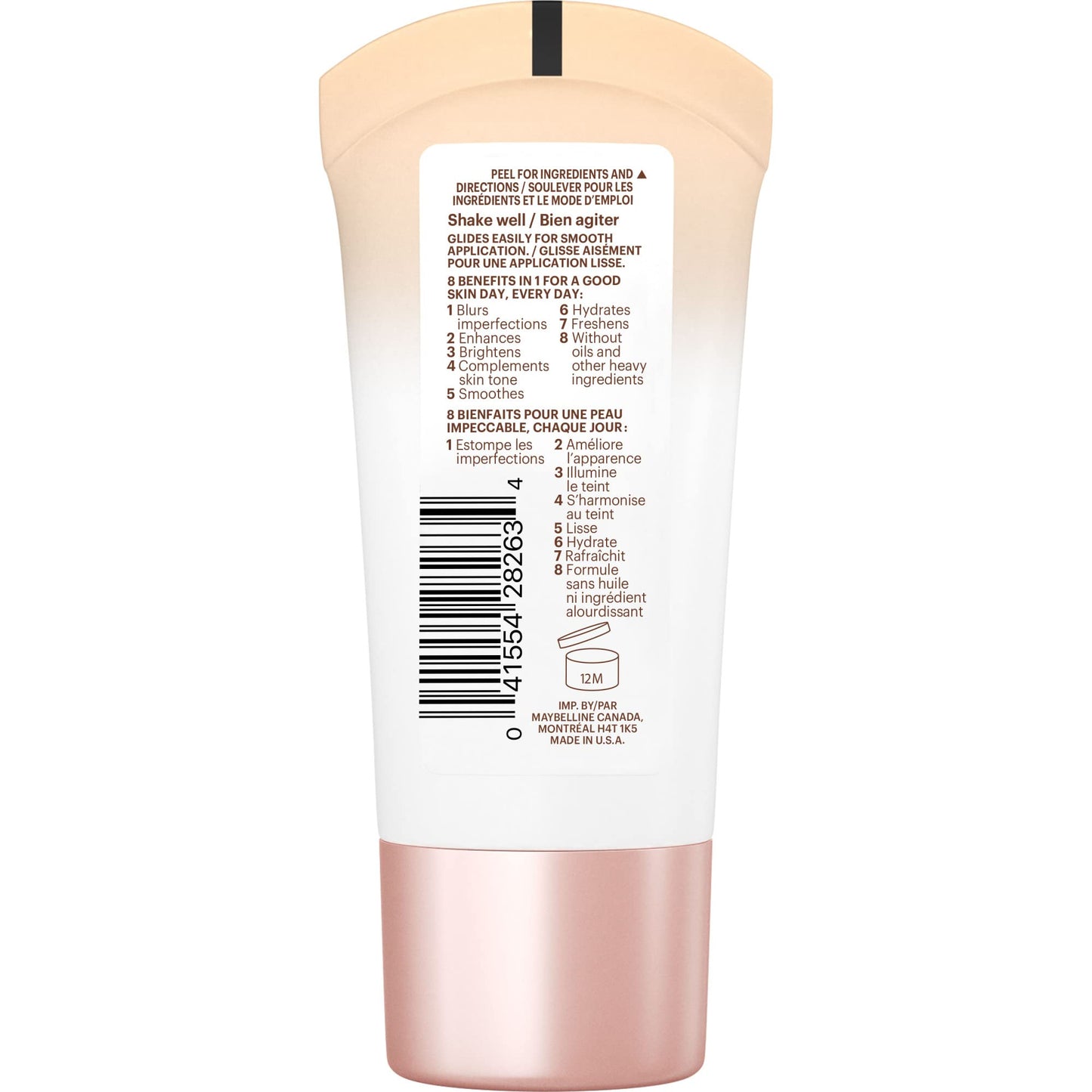 Maybelline Dream Fresh Skin Hydrating BB cream, 8-in-1 Skin Perfecting Beauty Balm with Broad Spectrum SPF 30 - Maple Wellness Supplements